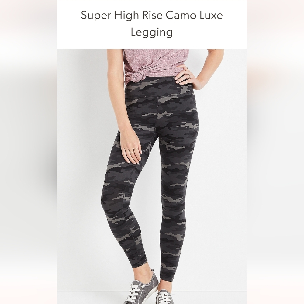 Maurices brand luxe camo leggings